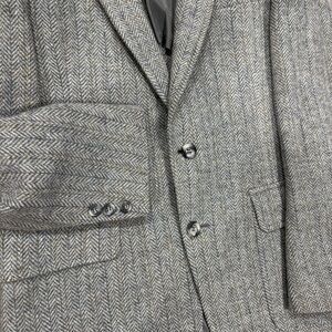 PBM Philadelphia Tweed Blazer Sports Coat Mens 40R Gray Wool Preppy Old Money